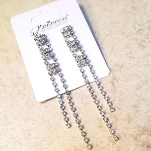 3 for $15 Delicate Rhinestone Earrings